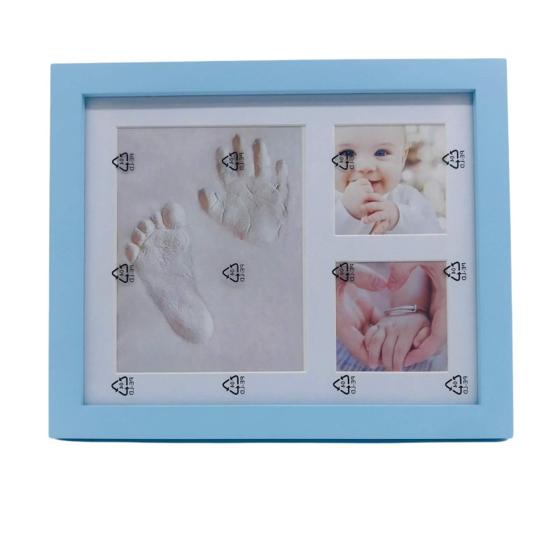 Kit Empreinte de pieds bébé avec cadre illuminé déco enfant