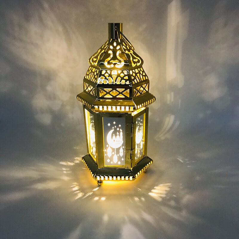 DIY Ramadan Veilleuse,LED Lumières de Ramadan,Ramadan Décorations Lampe en  Bois,Décoration Ramadan,Mubarak Ramadan Lampe LED,Ramadan Table Déco,pour