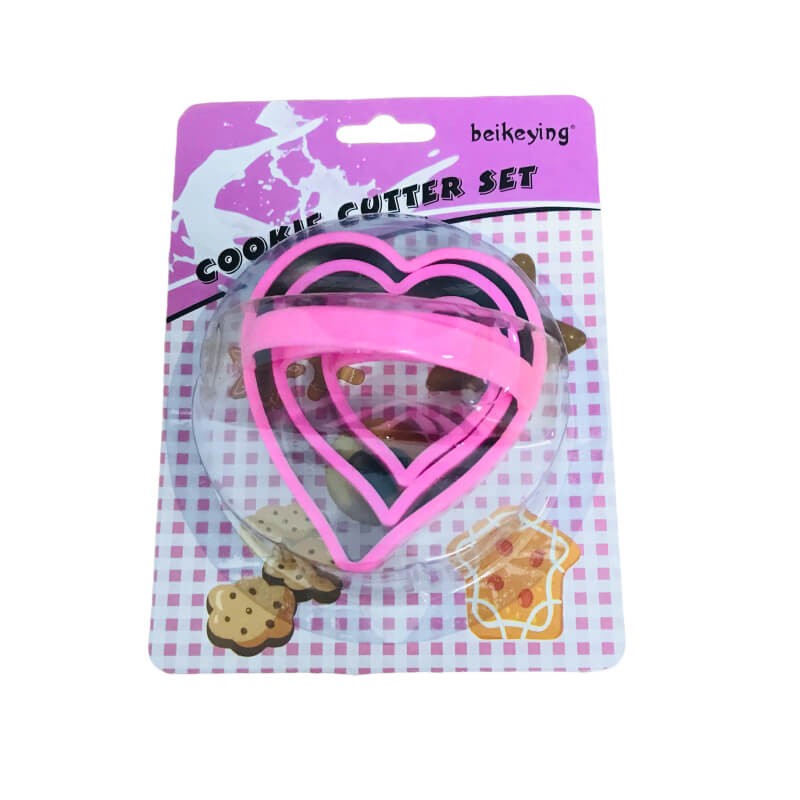 Emporte-pièce pour biscuits, coeur, inox, 4 cm