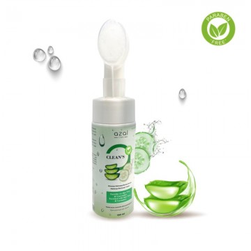 CLEAN'S - MOUSSE  DEMAQUILLANTE AU ALEO VERA ET CONCOMBRE -150ML- ≡ MINIMAL