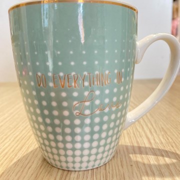 CHOPE - MUG CÉRAMIQUE DECORÈ EN DORÈ -350ML- ≡ MINIMALL