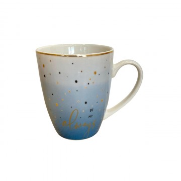 CHOPE - MUG CÉRAMIQUE COLORÈ ET DECORÈ EN DORÈ -350ML- ≡ MINIMALL