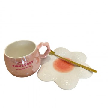 SET MUG CÉRAMIQUE PINK STORY -170ML- ≡ MINIMALL