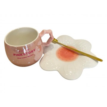 SET MUG CÉRAMIQUE PINK STORY -170ML- ≡ MINIMALL