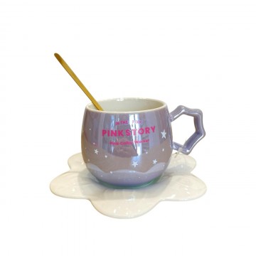SET MUG CÉRAMIQUE PINK STORY -170ML- ≡ MINIMALL