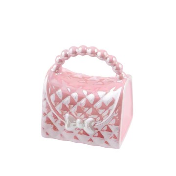 CHOPE CERAMIQUE EN FORME SAC A MAIN POIGNEÈ DORÈ -360ML-   ≡ MINIMALL