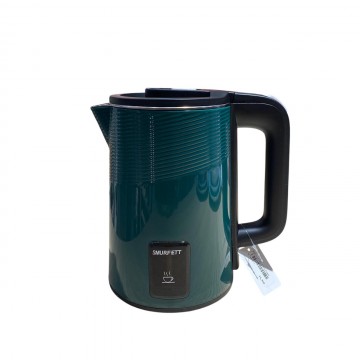 BOUILLOIRE CHAUFFANTE ELECTRIQUE SANS FIL SMURFETT EN ACIER INOXYDABLE -2.5L- ≡ MINIMALL