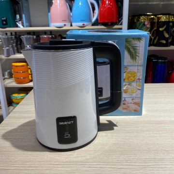 BOUILLOIRE CHAUFFANTE ELECTRIQUE SANS FIL SMURFETT EN ACIER INOXYDABLE -2.5L- ≡ MINIMALL