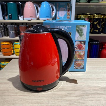 BOUILLOIRE CHAUFFANTE ELECTRIQUE SANS SMURFETT FIL EN ACIER INOXYDABLE -2L- ≡ MINIMALL