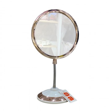MIROIR DE TABLE DOUBLE FACE MIROIR DE BUREAU ROSÈ  POUR LE MAQUILLAGE  LÈPILLATION ET LE RASAGE ≡ MINIMALL