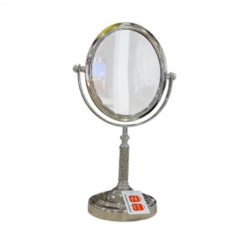 MIROIR OVALE DE TABLE DOUBLE FACE MIROIR DE BUREAU POUR LE MAQUILLAGE  LÈPILLATION ET LE RASAGE ≡ MINIMALL