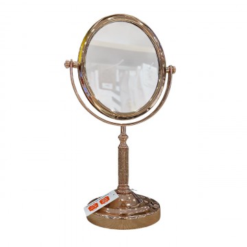 MIROIR OVALE DE TABLE DOUBLE FACE MIROIR DE BUREAU  POUR LE MAQUILLAGE  LÈPILLATION ET LE RASAGE ≡ MINIMALL