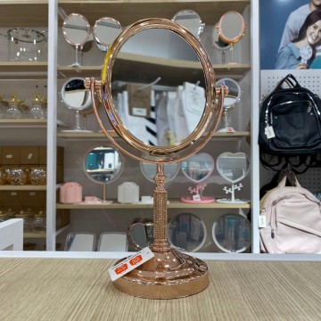 MIROIR OVALE DE TABLE DOUBLE FACE MIROIR DE BUREAU POUR LE MAQUILLAGE  LÈPILLATION ET LE RASAGE ≡ MINIMALL