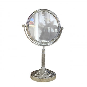 MIROIR ROND DE TABLE DOUBLE FACE MIROIR DE BUREAU POUR LE MAQUILLAGE  LÈPILLATION ET LE RASAGE  ≡ MINIMALL