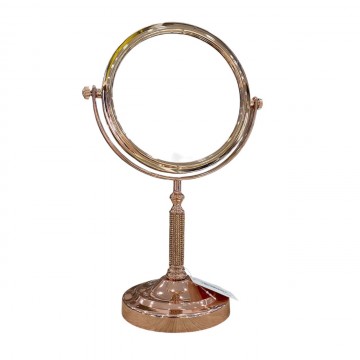 MIROIR ROND DE TABLE DOUBLE FACE MIROIR DE BUREAU   POUR LE MAQUILLAGE  LÈPILLATION ET LE RASAGE  ≡ MINIMALL