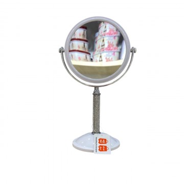 MIROIR ROND DE TABLE DOUBLE FACE MIROIR DE BUREAU  POUR LE MAQUILLAGE  LÈPILLATION ET LE RASAGE ≡ MINIMALL