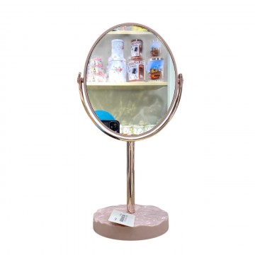 MIROIR OVALE DE TABLE DOUBLE FACE MIROIR DE BUREAU  POUR LE MAQUILLAGE  LÈPILLATION ET LE RASAGE ≡ MINIMALL
