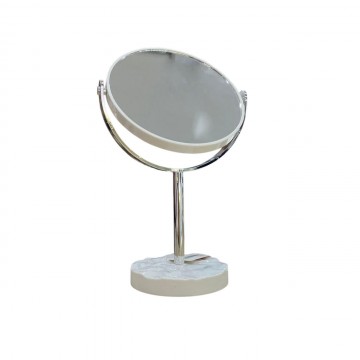 MIROIR ROND DE TABLE DOUBLE FACE MIROIR DE BUREAU  POUR LE MAQUILLAGE  LÈPILLATION ET LE RASAGE ≡ MINIMALL