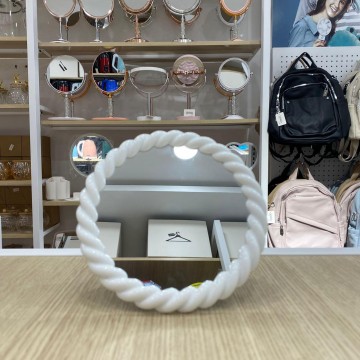 MIROIR ROND DE TABLE  POUR LE MAQUILLAGE  LÈPILLATION ET LE RASAGE ≡ MINIMALL