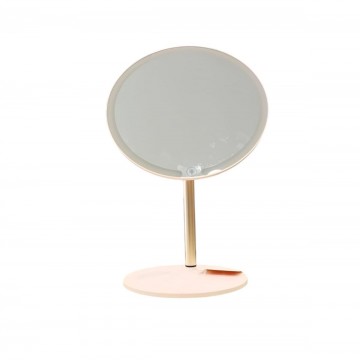 MIROIR ROND DE MAQUILLAGE LED SMART TOUCHE RÈGLABLE 3 COULEURS DE LUMIÈRE   HD AVEC USB3 COULEURS ≡ MINIMALL