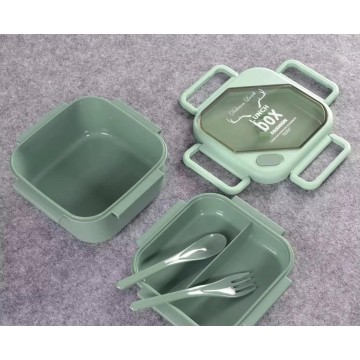 SET LUNCH BOX A COMPARTIMENT ET BOUTEILLE ALIMENTAIRE EN PVC ≡ MINIMALL