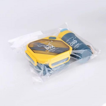 SET LUNCH BOX A COMPARTIMENT ET BOUTEILLE ALIMENTAIRE EN PVC ≡ MINIMALL