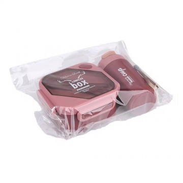 SET LUNCH BOX A COMPARTIMENT ET BOUTEILLE ALIMENTAIRE EN PVC ≡ MINIMALL
