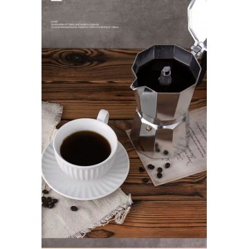 CAFETIERE EXPRESSSO EN ALUMINIUM 6 TASSES -300ML- ≡ MINIMALL
