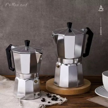 CAFETIERE EXPRESSSO EN ALUMINIUM 6 TASSES -300ML- ≡ MINIMALL