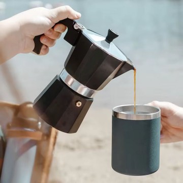 CAFETIERE EXPRESSSO EN ALUMINIUM 6 TASSES -300ML- ≡ MINIMALL