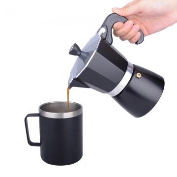 CAFETIERE EXPRESSSO EN ALUMINIUM 6 TASSES -300ML- ≡ MINIMALL