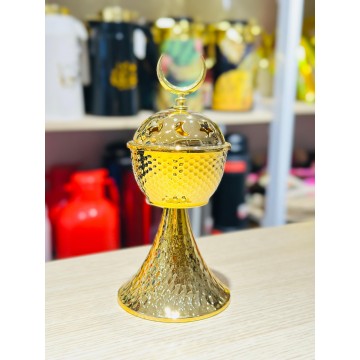 ENCENSOIR METALLIQUE DORE  ≡ MINIMALL