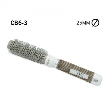 BROSSE A CHEVEUX MANUELLE EN CERAMIQUE DIAMETRE -25mm- ≡ MINIMALL