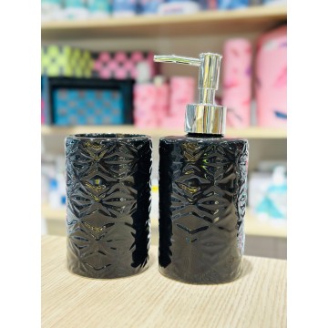 SET ACCESSOIRES DE SALLE DE BAIN 2 PIECES EN CERAMIQUE ≡ MINIMAL