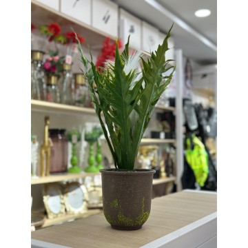 PLANTE DECORATIVE EN PLASTIQUE 50CM ≡ MINIMALL