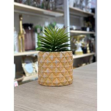 PLANTE DECORATIVE EN CERAMIQUE 14CM ≡ MINIMALL