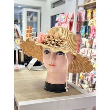 CHAPEAU AVEC RUBAN A FLEURS POUR FEMME ≡ MINIMALL