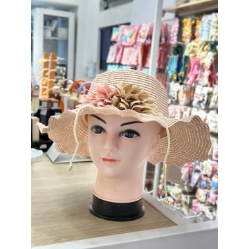 CHAPEAU AVEC RUBAN A FLEURS POUR FEMME ≡ MINIMALL