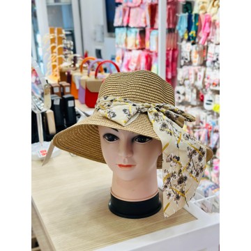 CHAPEAU AVEC RUBAN A PERLE ET PAPILLON POUR FEMME ≡ MINIMALL