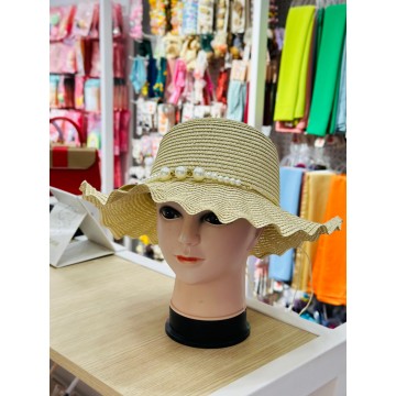 CHAPEAU AVEC RUBAN A PERLE POUR FEMME ≡ MINIMALL