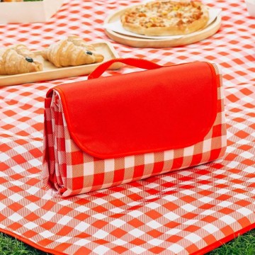 NAPPE PIQUE NIQUE, PLAGE, JARDIN, PARC IMPERMEABLE ET  PLIABLE AVEC POINGNEE 150*200CM  ≡ MINIMALL