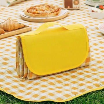 NAPPE PIQUE NIQUE, PLAGE, JARDIN, PARC IMPERMEABLE ET  PLIABLE AVEC POINGNEE 150*200CM  ≡ MINIMALL