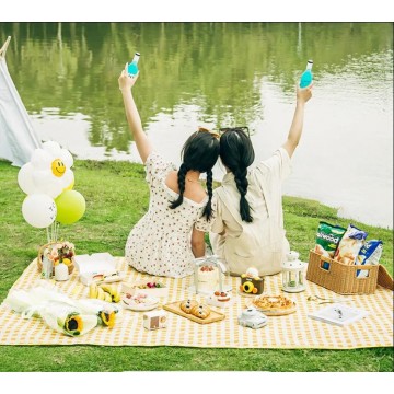 NAPPE PIQUE NIQUE, PLAGE, JARDIN, PARC IMPERMEABLE ET  PLIABLE AVEC POINGNEE 150*200CM  ≡ MINIMALL
